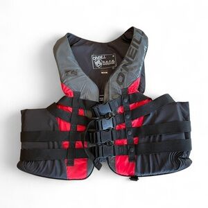 O'Neill Red and Black Men's Swim Vest